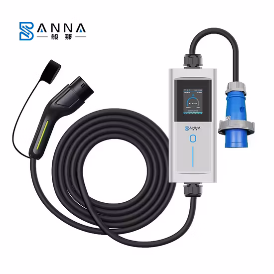 Cargador EV portátil tipo 1 SAE J1772 de 16 A para coche eléctrico